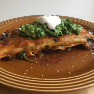 black bean enchiladas