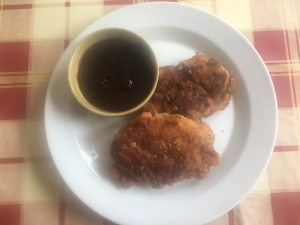 southern fried chicken and bbq sauce