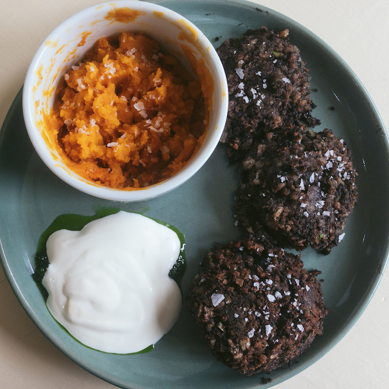 black bean burgers