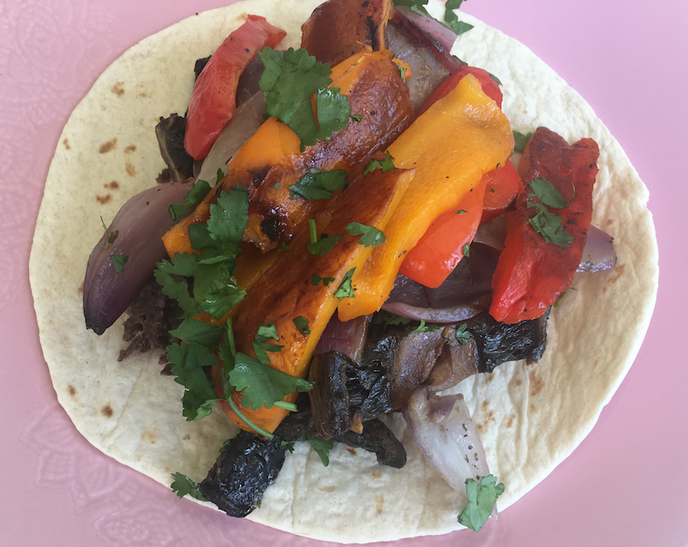 bbq veggie tacos