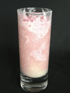 raspberry sherbet float