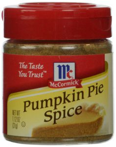 pumpkin pie spice