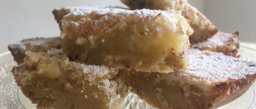 lime cake slice