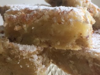lime cake slice