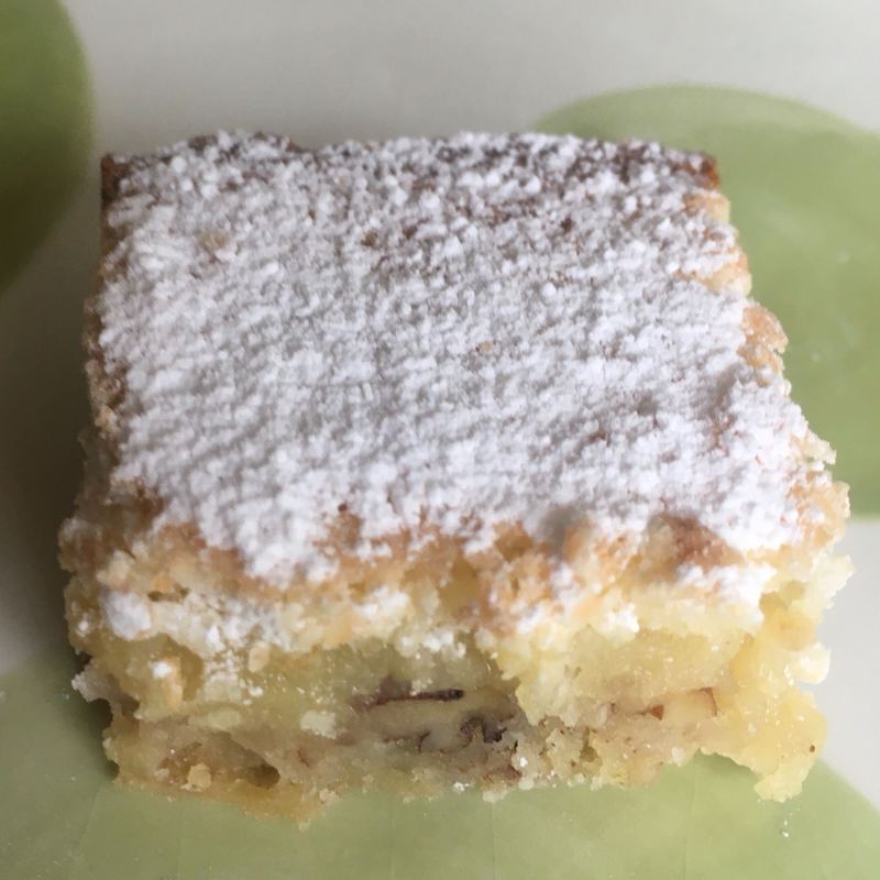 key lime cake slice