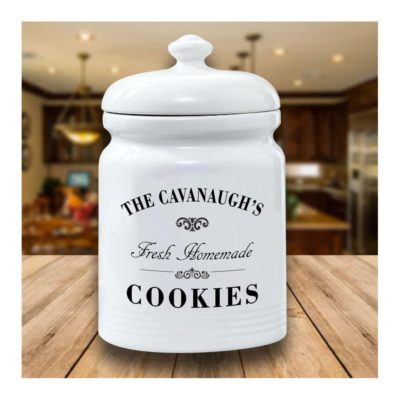personalised cookie jar