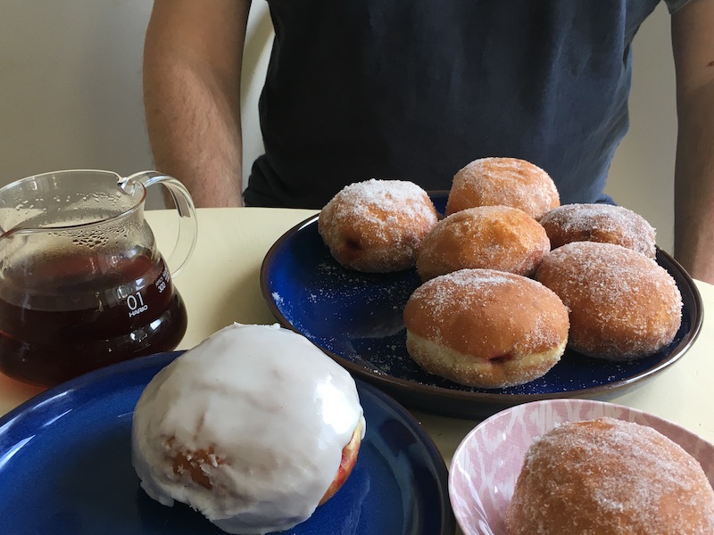 coffee and donut feast